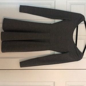 Grey Long Sleeve Dress 💃🏼